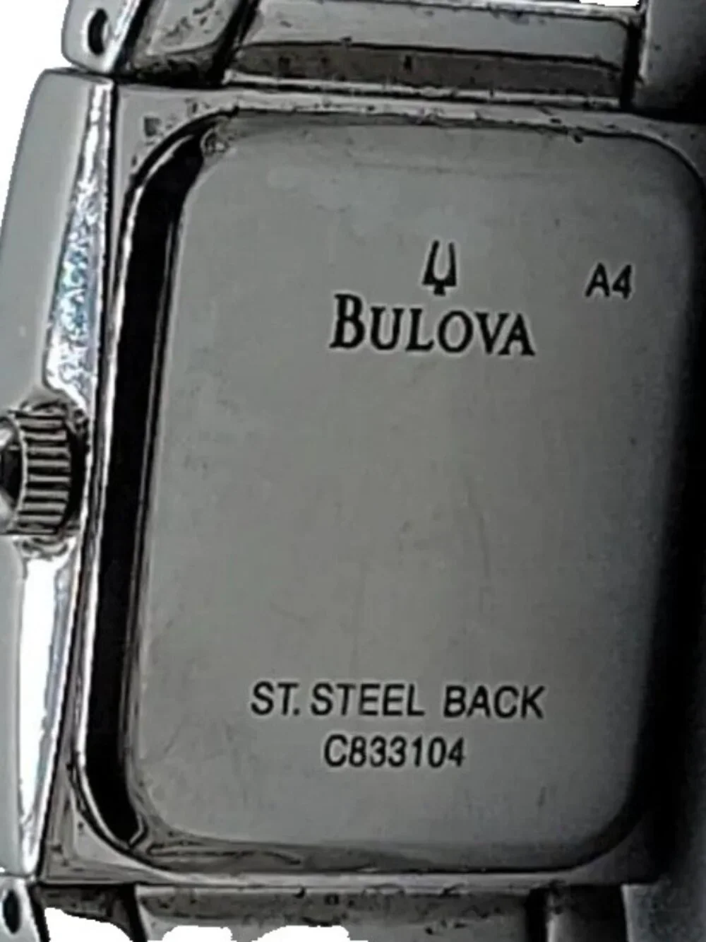 Caravelle By Bulova Ladies Watch A4 18mmPave Rhinestone Mother Of Pearl Face 7